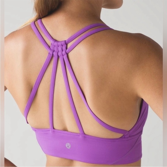 Lululemon As You Like Bra Sports Bra Size 2 Moonlit Magenta Purple - Picture 5 of 10